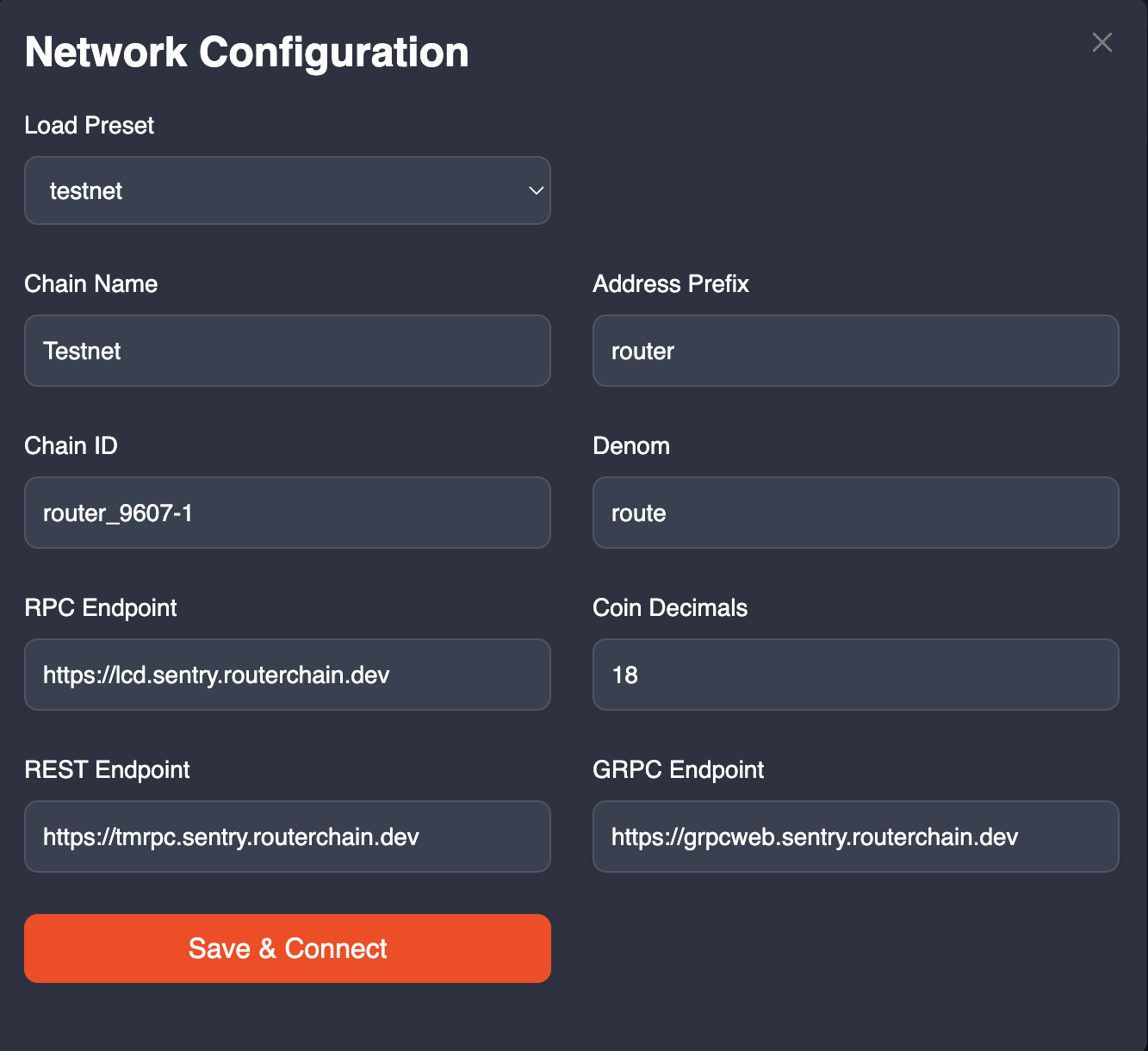 Network change